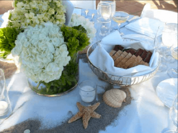 Malibu Wedding with earth, wind and ocean
