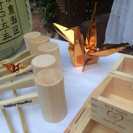 Sake-sharing wedding ceremony